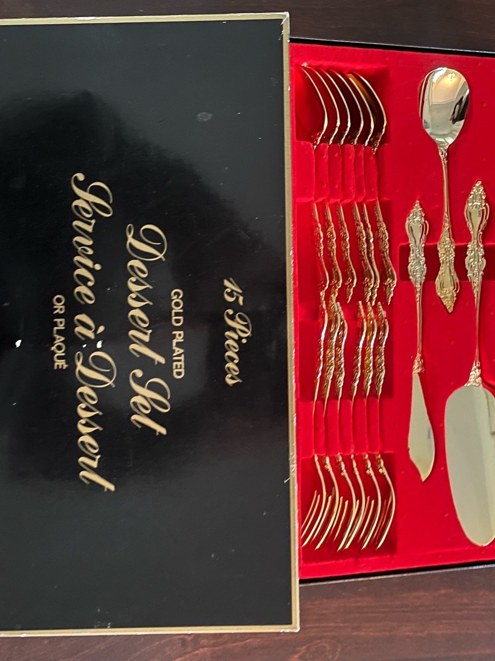 Gold-Plated Dessert Serving Set - Elegant Gold Dessert Utensils